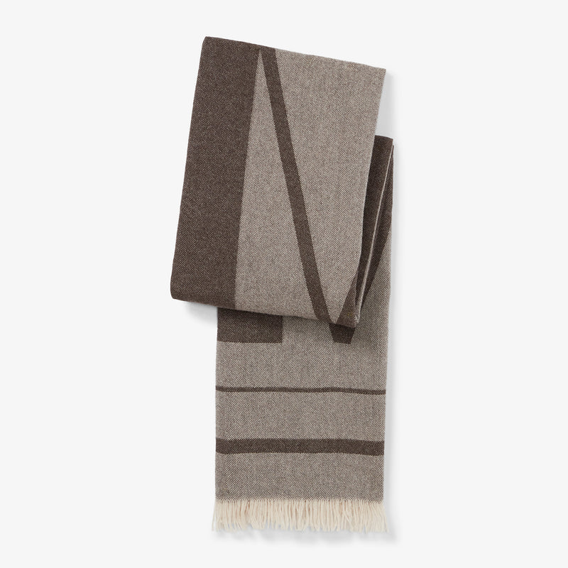 M.M. Monogram Blanket
