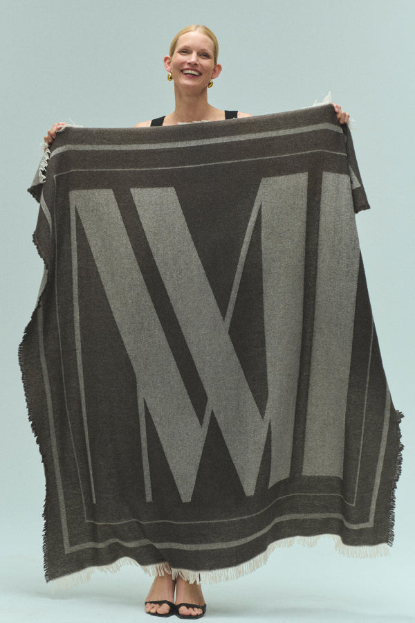M.M. Monogram Blanket