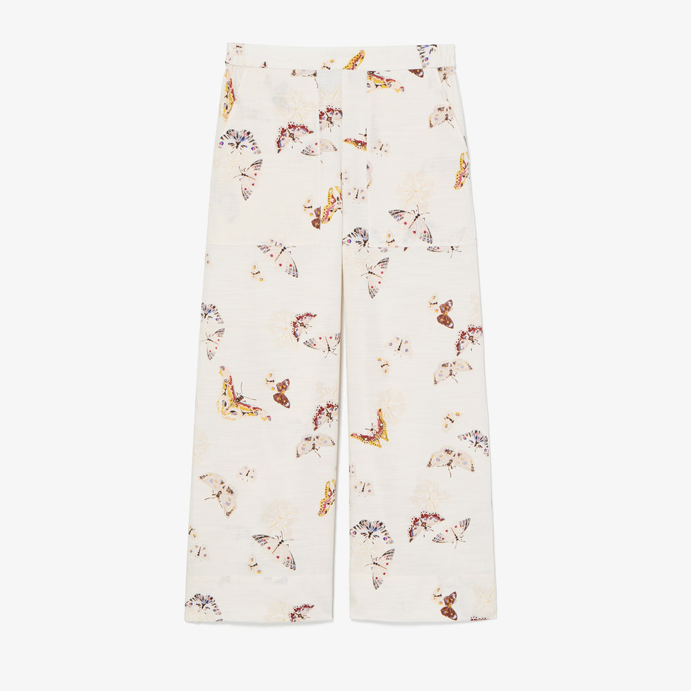 Packshot image of the Madelyn Pant - Airy Cotton :: Butterfly Print