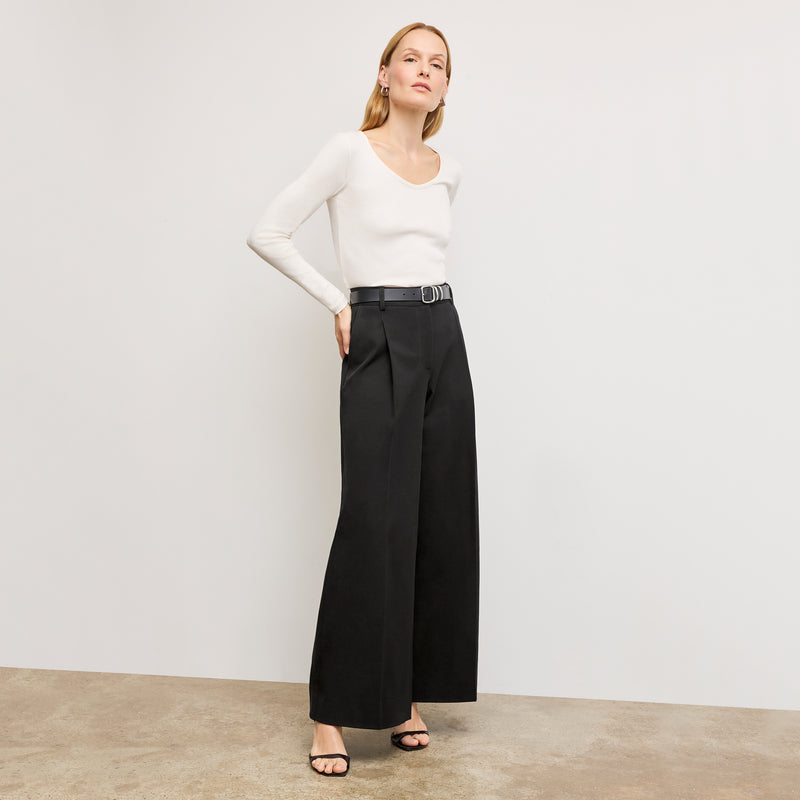 Harrison Wide Pleated Jean