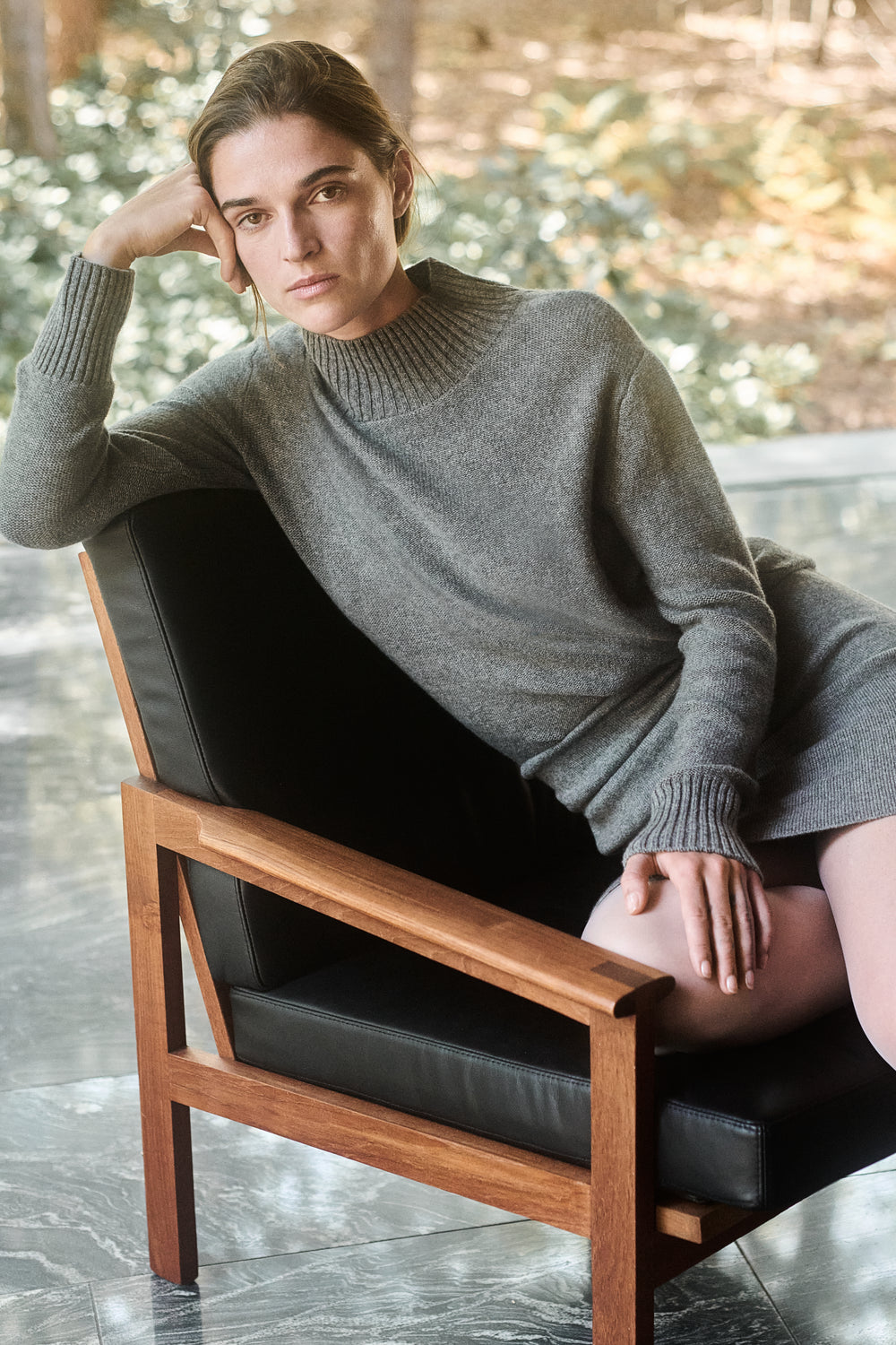 Nonchi Cashmere Nordlys Sweater, Majestic Grey, image 11 of 15