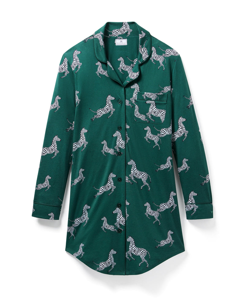 Petite Plume Pima Nightshirt in Zèbre de Forêt