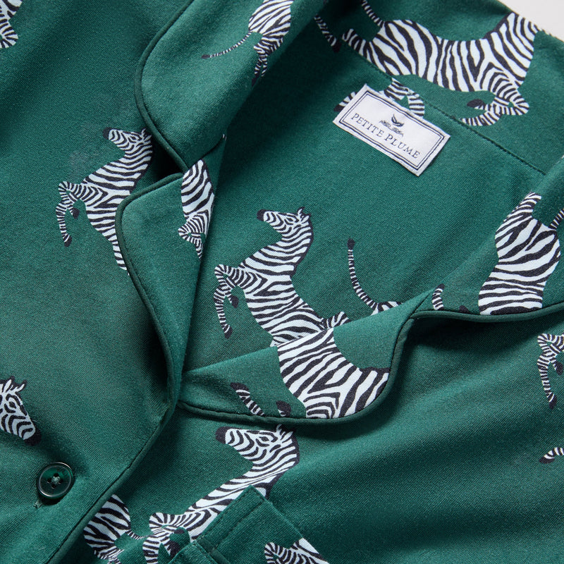 Petite Plume Pima Nightshirt in Zèbre de Forêt