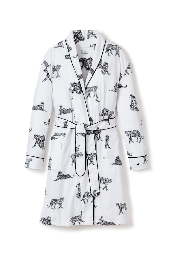 Petite Plume Pima Robe in Panthère de Paris