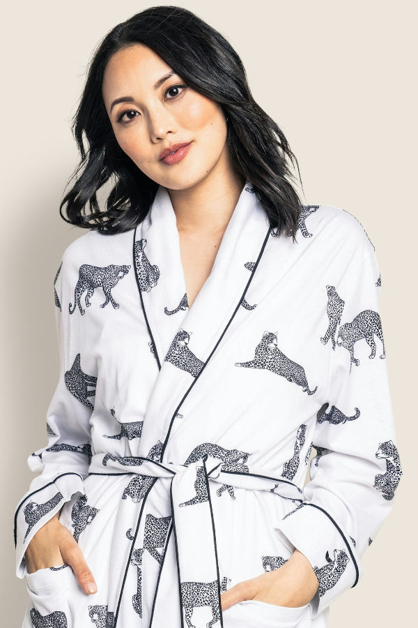 Petite Plume Pima Robe in Panthère de Paris
