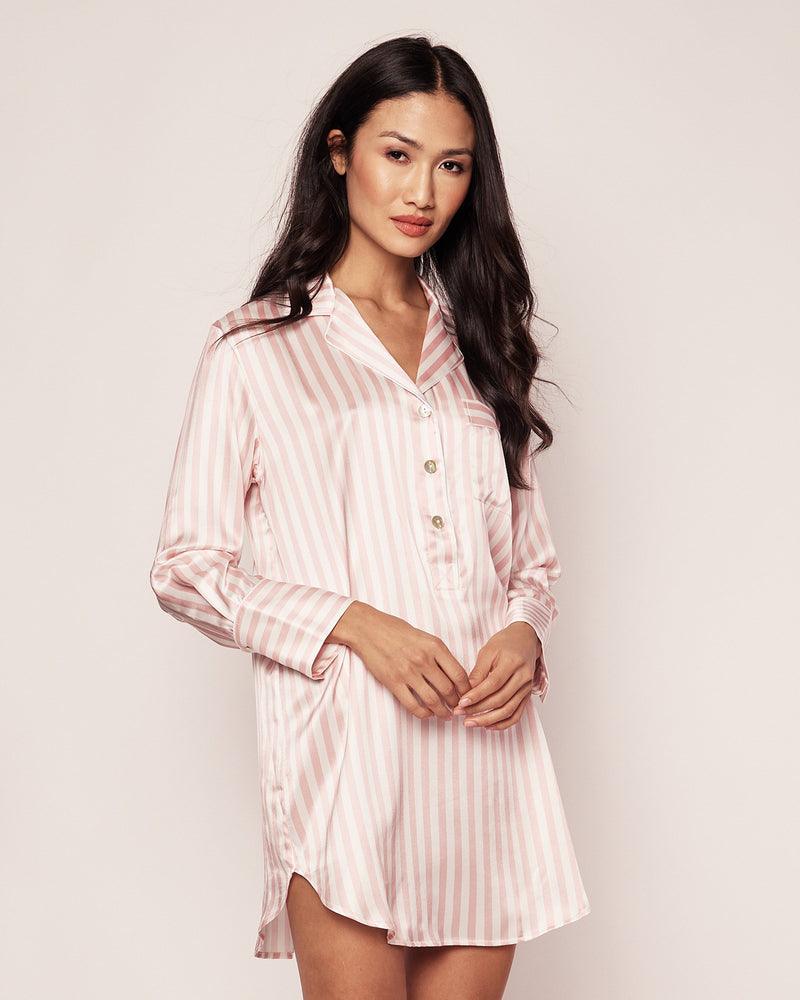 Petite Plume Silk Nightshirt