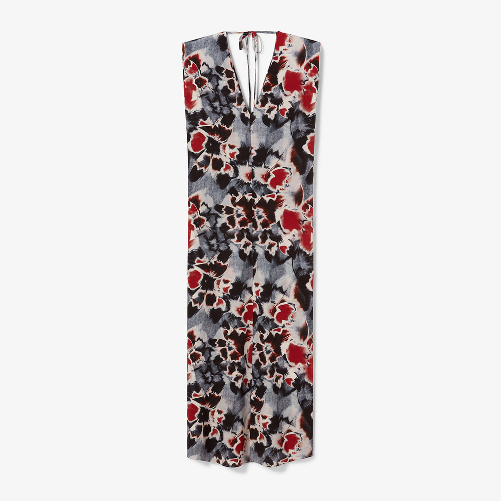 floral dress in freesia