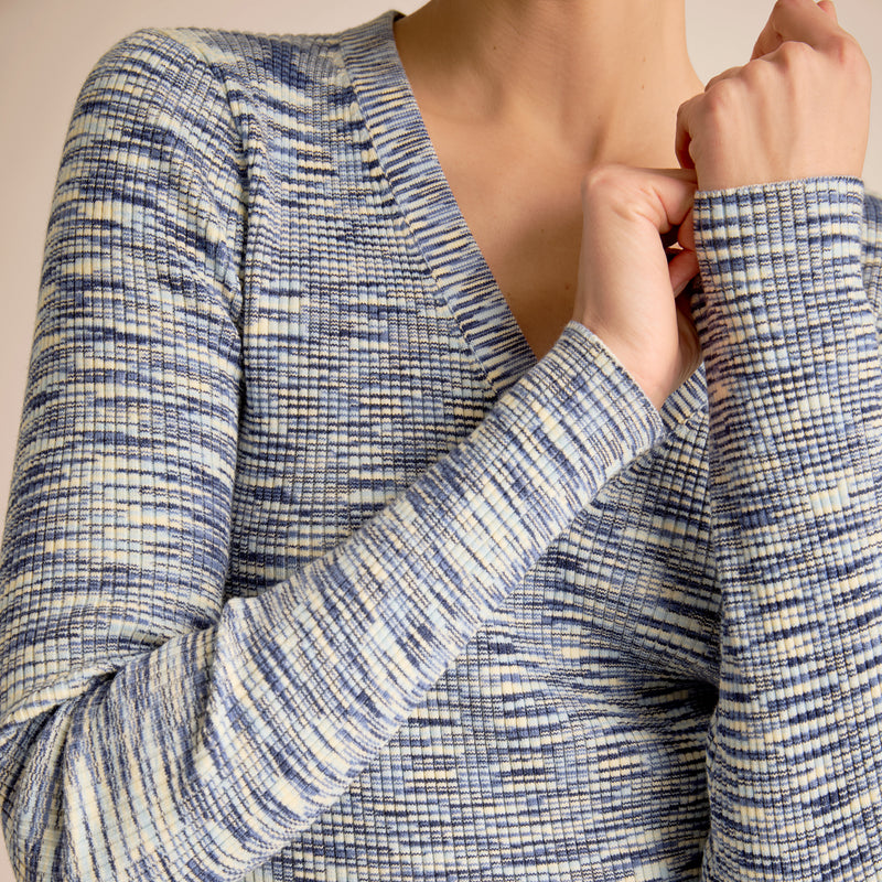 Yanka Fitted V-Neck Sweater