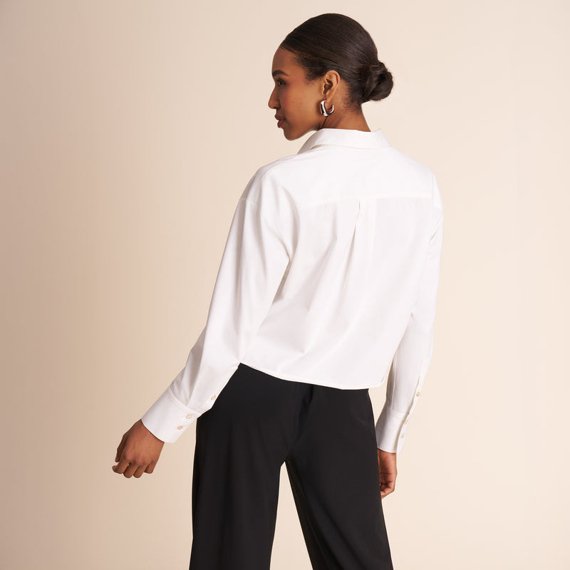 Zaid Cropped Button-Down