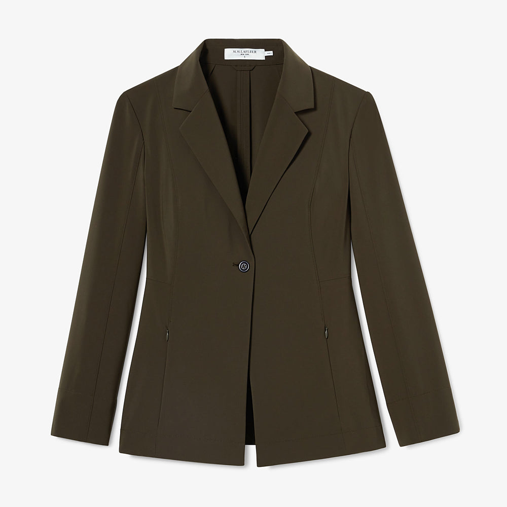 Packshot image of the Moreland jacket in olive