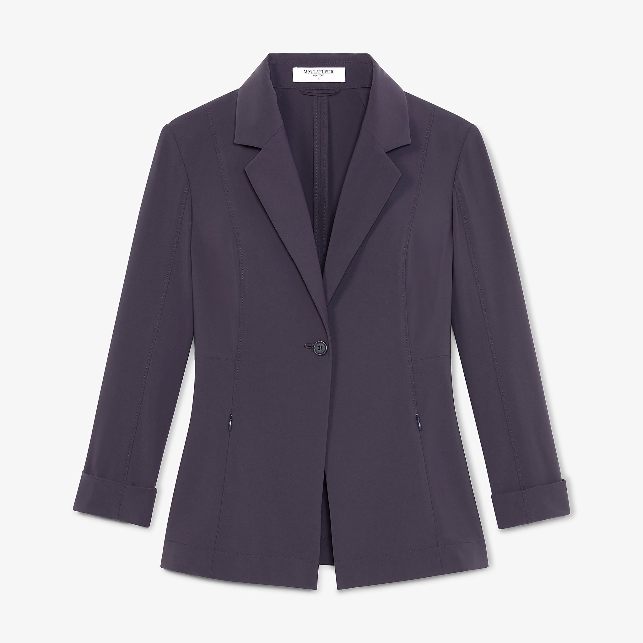 Packshot image of the Moreland Jacket—Origami Suiting in Cool Charcoal