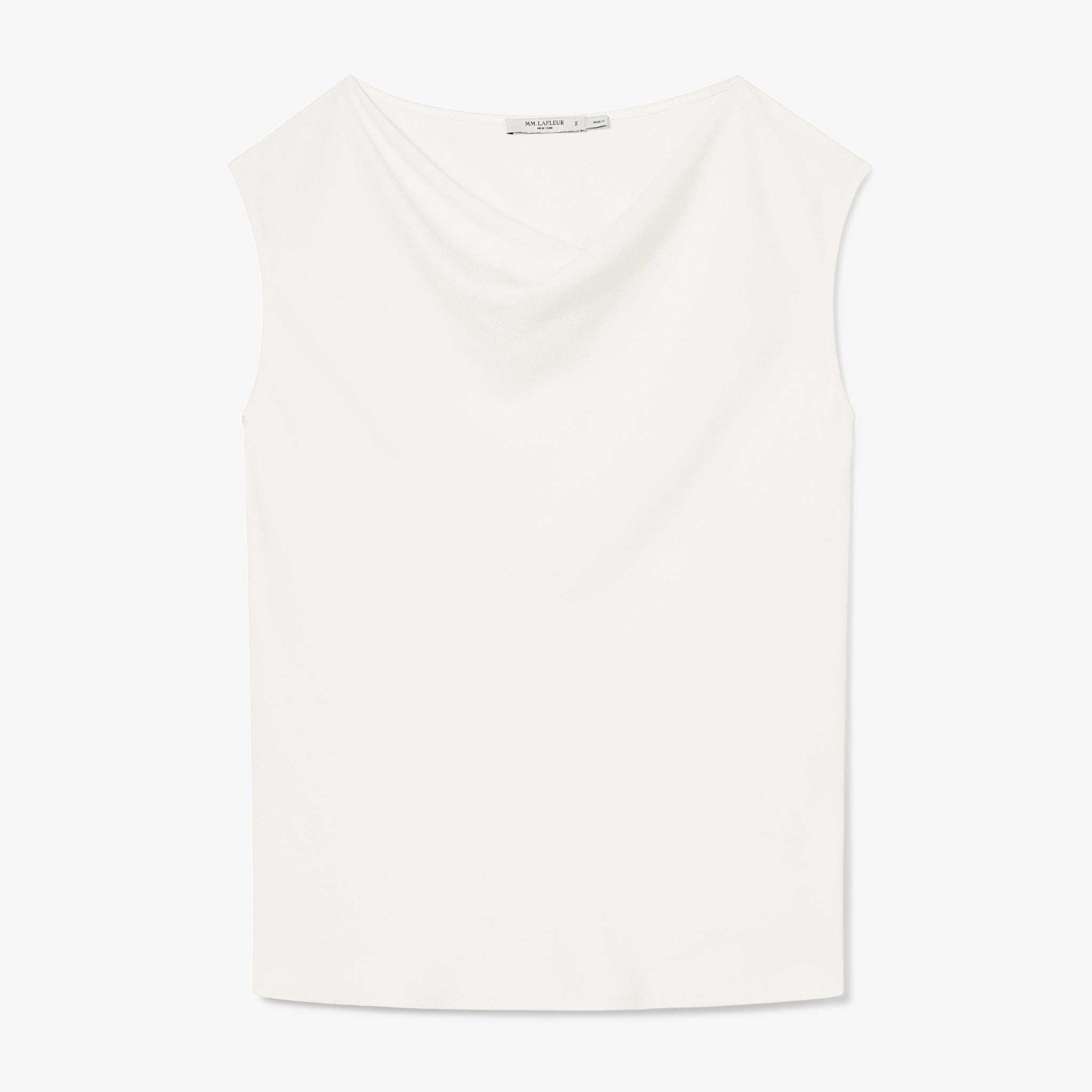 Packshot image of the Nora Top - Eco Soft Wave in Alabaster