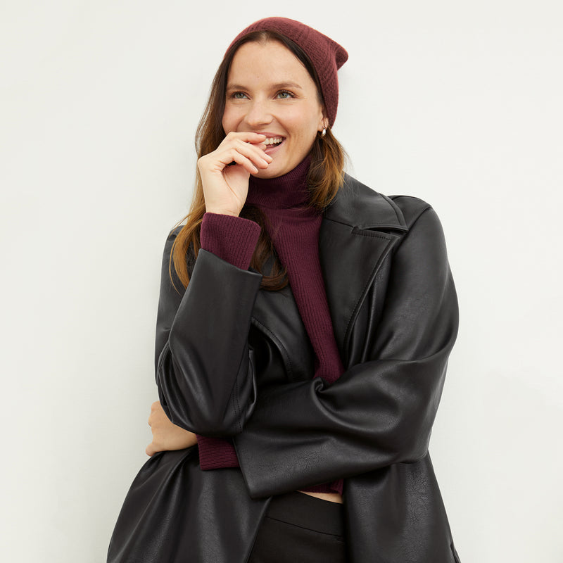 Circle Cable Beanie