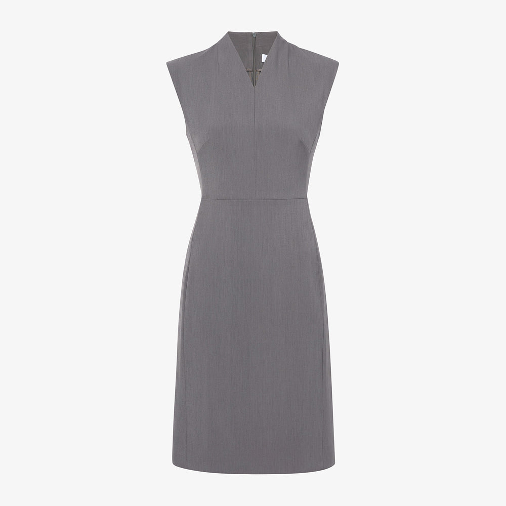 Packshot image of the Aditi Dress in Steel Gray