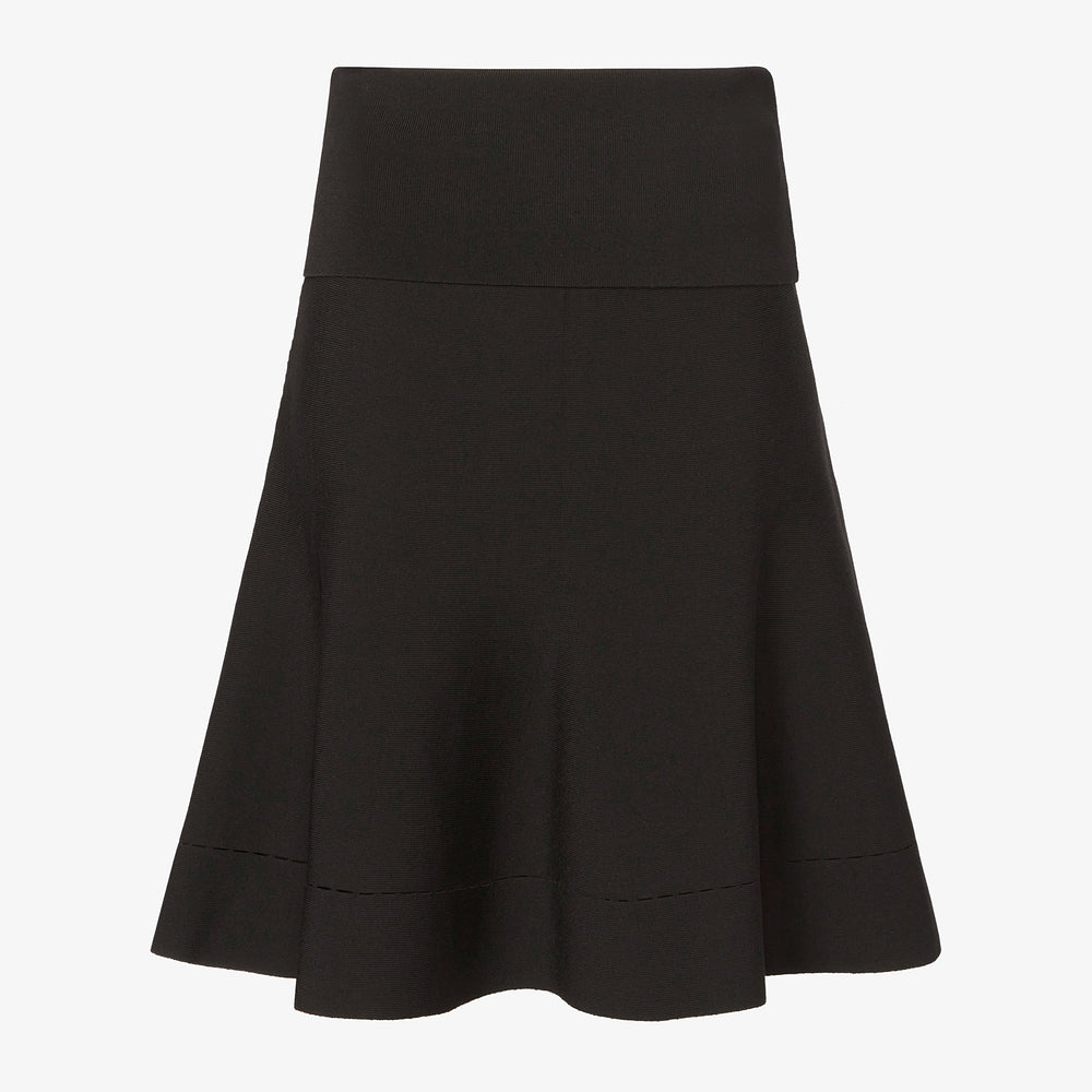 Packshot image of the luca skirt in black