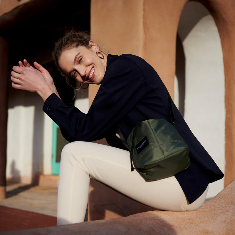 M.M.LaFleur x Bags in Progress Padded Mini Bucket Bag